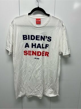 Full Send Men’s Joe Biden Half Sender Tee - Size XL